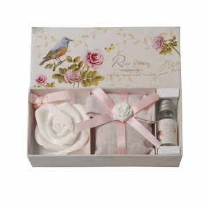 Набор подарочный с ароматом садовой розы