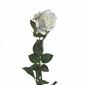Роза искусственная белая