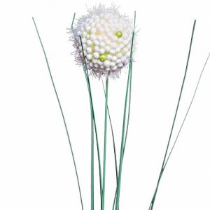 Искусственный цветок Алиум кремовый